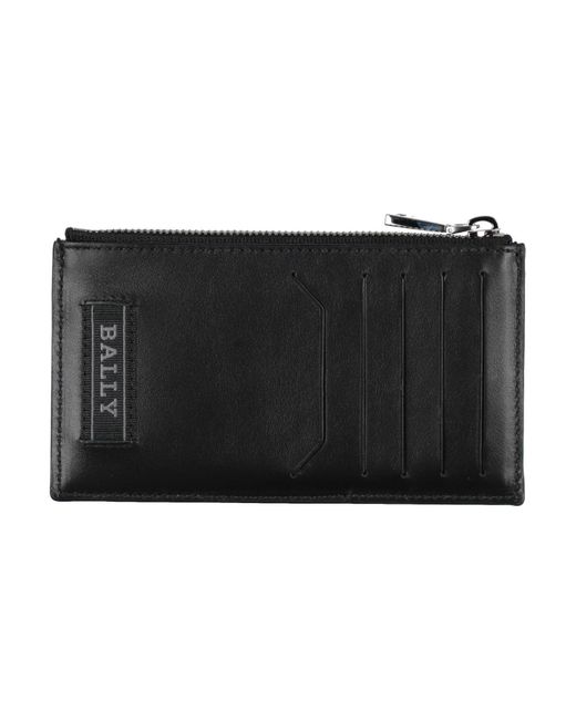 Bally Black Midnight Coin Purse Leather for men