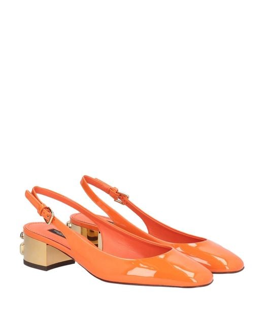 Dolce & Gabbana Orange Pumps