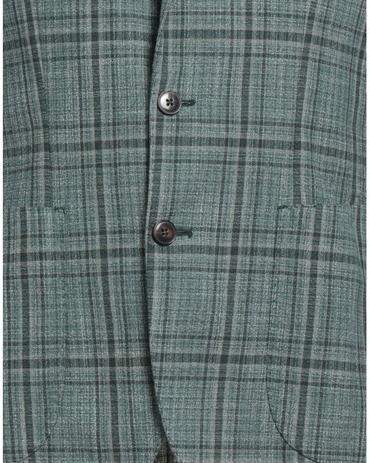 L.b.m. 1911 Green Blazer Cotton, Polyester for men