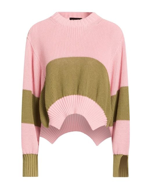 Roberto Collina Pink Sweater Cotton
