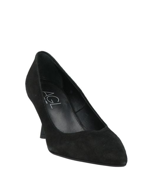 Agl Attilio Giusti Leombruni Black Pumps Leather