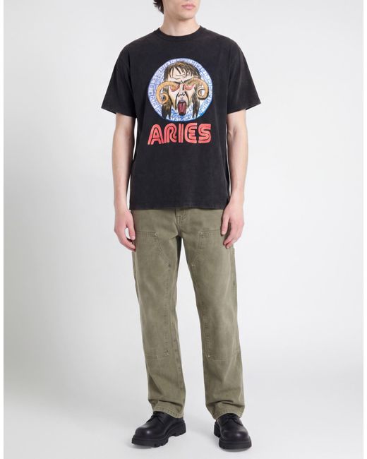 Aries Black T-Shirt for men