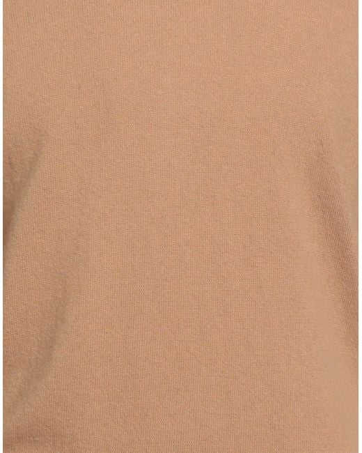 Heritage Natural Camel Turtleneck Wool, Cashmere for men