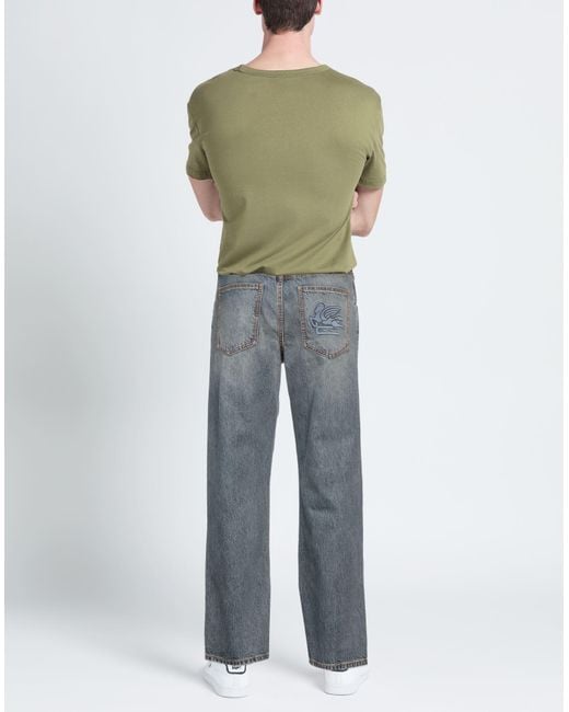 Etro Gray Jeans for men