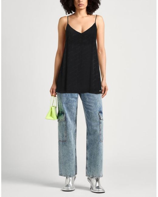 ARMANI EXCHANGE Black Top Viscose