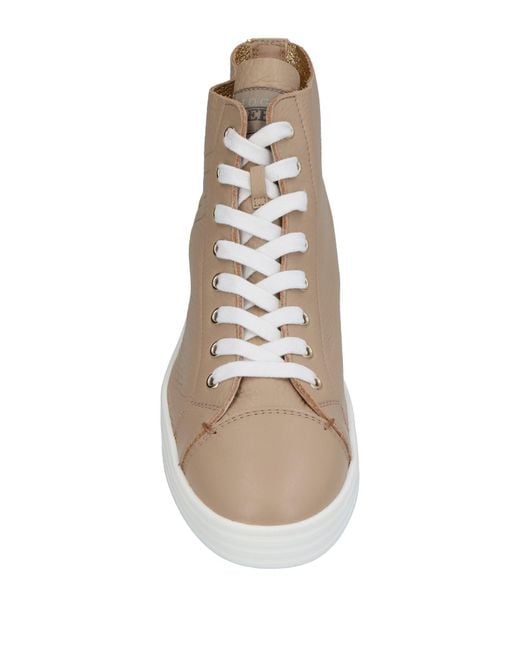 Hogan Rebel Natural Trainers