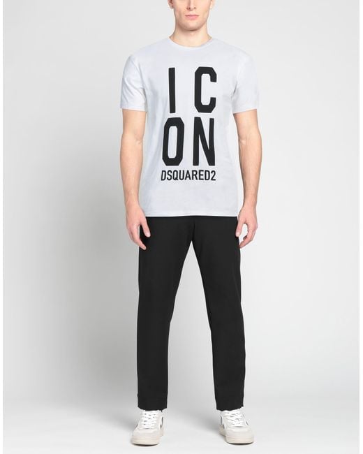 DSquared² White T-Shirt Cotton for men