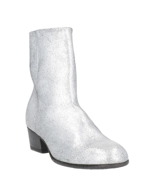 Pantanetti White Ankle Boots