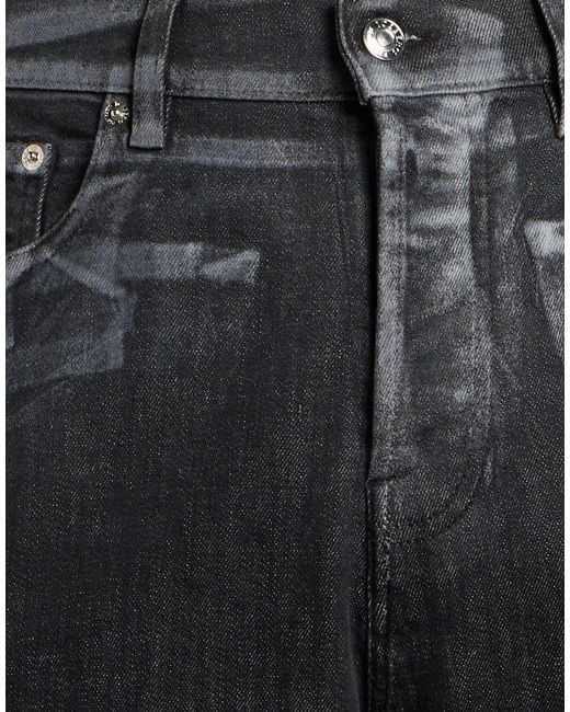 Iceberg Black Jeans Cotton, Elastane for men