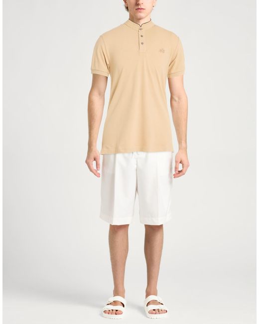 La Martina Natural Polo Shirt Cotton, Elastane for men