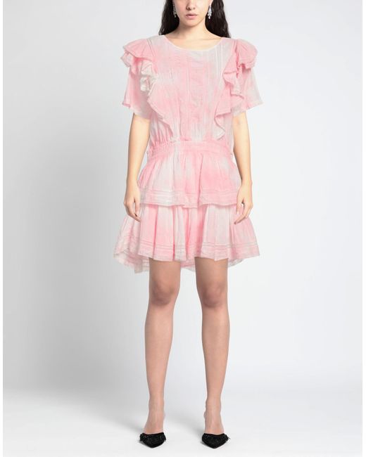 LoveShackFancy Pink Mini Dress