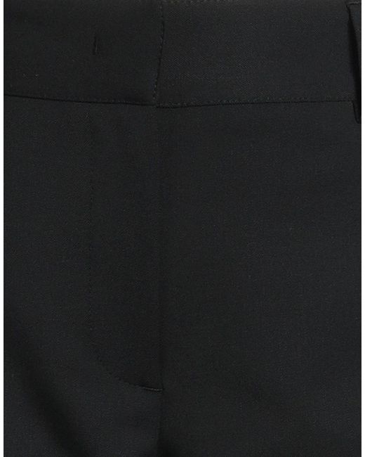 MSGM Black Pants Polyester, Wool, Elastane