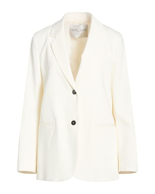 Forte_forte White Blazers