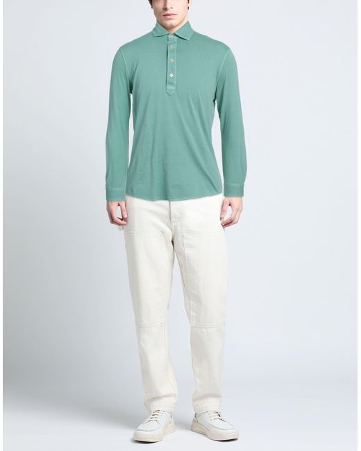 Polo FILIPPO DE LAURENTIIS de hombre de color Green