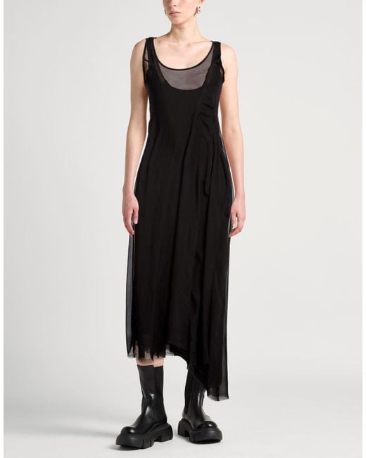 Masnada Black Midi Dress