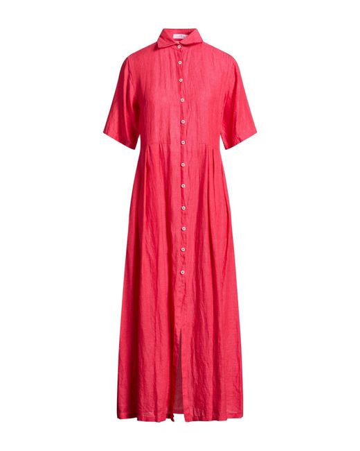 MISS BASTONCINO Red Maxi Dress