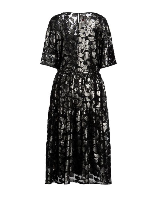 Antonio Marras Black Midi Dress