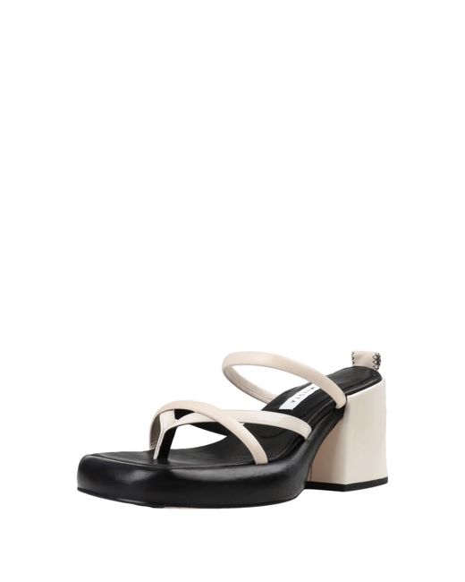 Miista White Thong Sandal