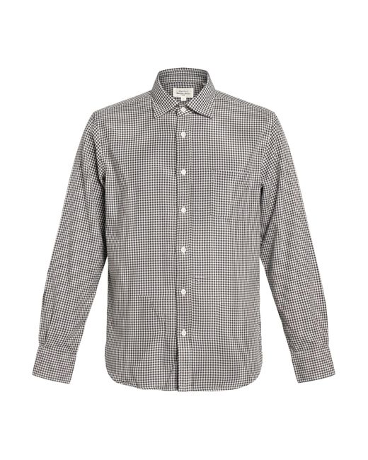 Hartford Gray Midnight Shirt Cotton for men
