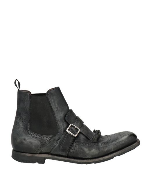 Church's Black Ankle Boots Calfskin for men