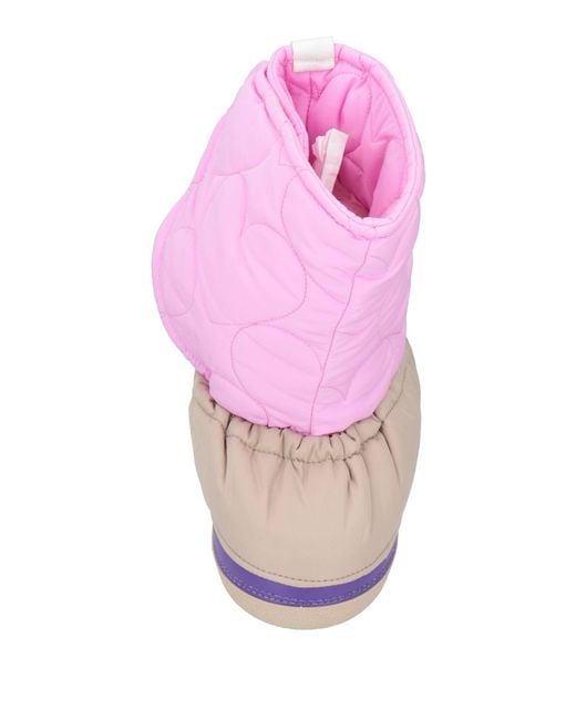 Khrisjoy Pink Ankle Boots Polyamide