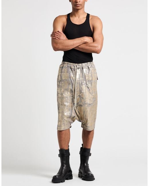 Rick Owens Multicolor Denim Shorts for men