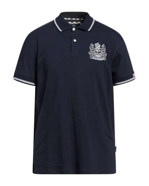 Aquascutum Blue Polo Shirt for men