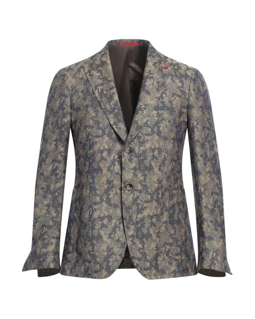 Isaia Gray Blazer for men