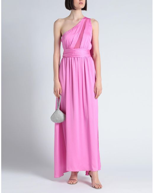 Hanita Pink Maxi Dress