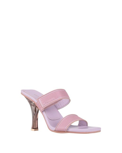 Le Silla Pink Sandals Rubber