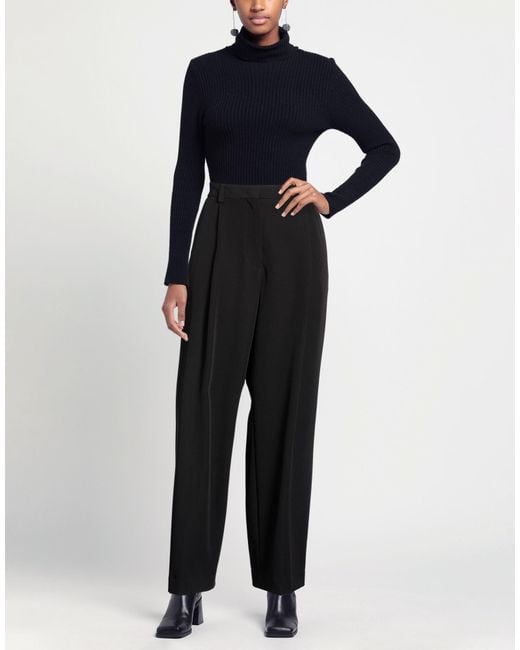 THE LATEST Black Pants Polyester, Elastane