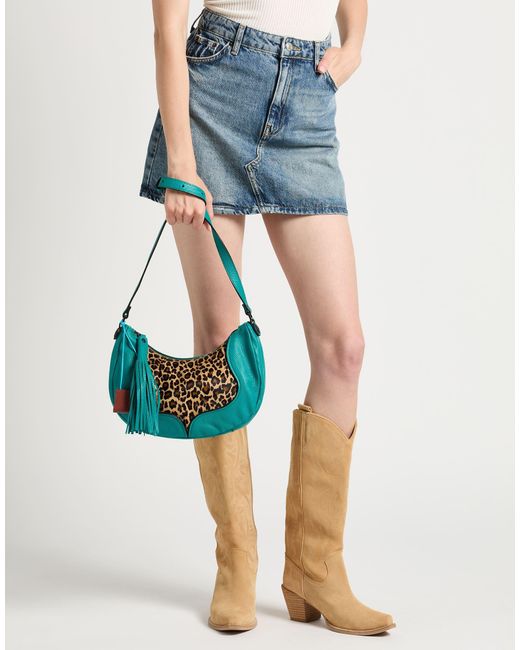 Gabs Blue Cross-Body Bag Calfskin