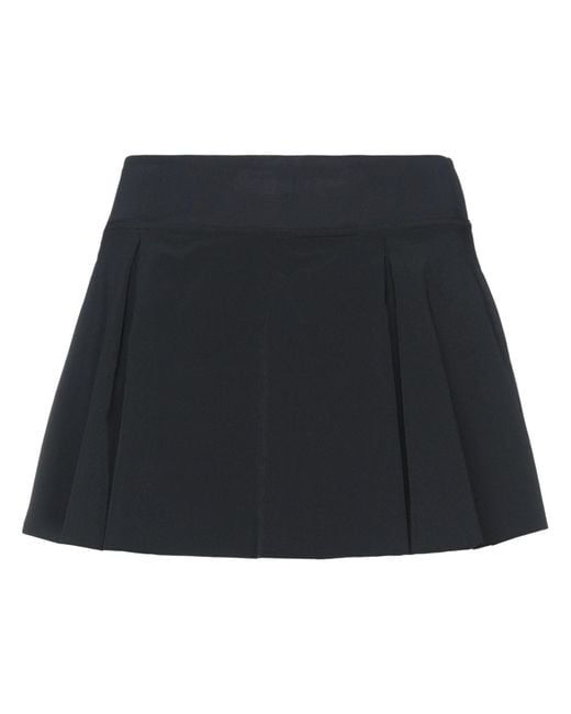Nike Synthetic Mini Skirt in Black | Lyst