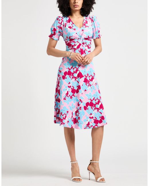 Diane von Furstenberg White Midi Dress