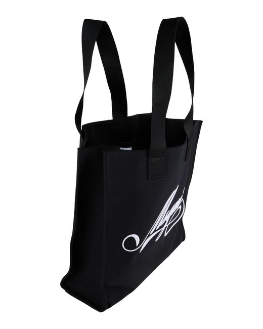 MSGM Black Shoulder Bag Cotton, Polyester