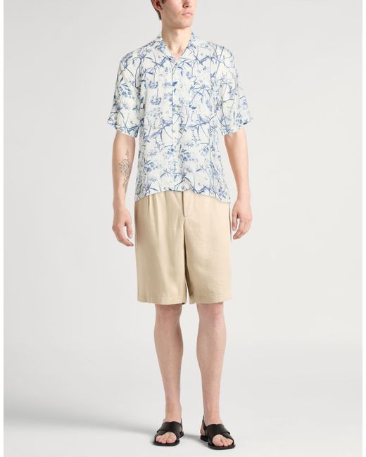 120% Lino White Shirt for men