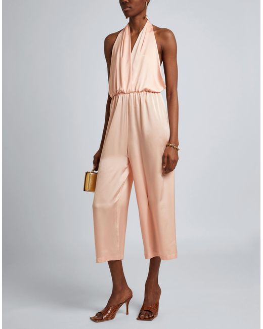 White Wise Pink Jumpsuit