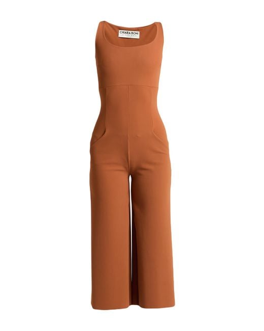 La Petite Robe Di Chiara Boni Brown Jumpsuit
