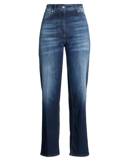 Peserico Blue Jeans Cotton, Polyester, Elastane