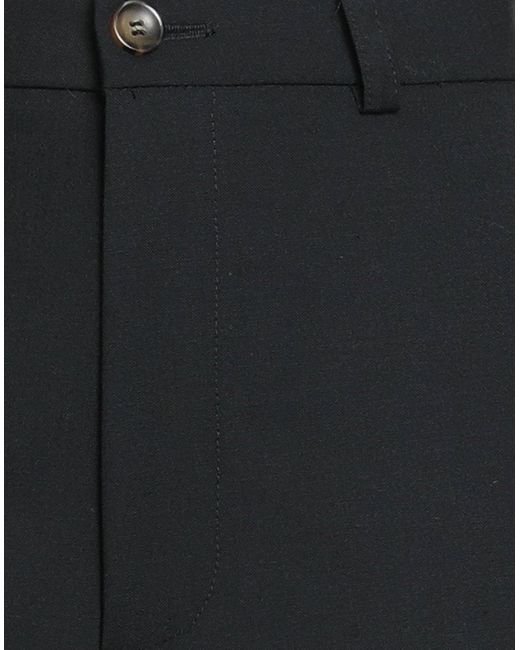 SOLOTRE Black Pants Polyester, Wool, Elastane