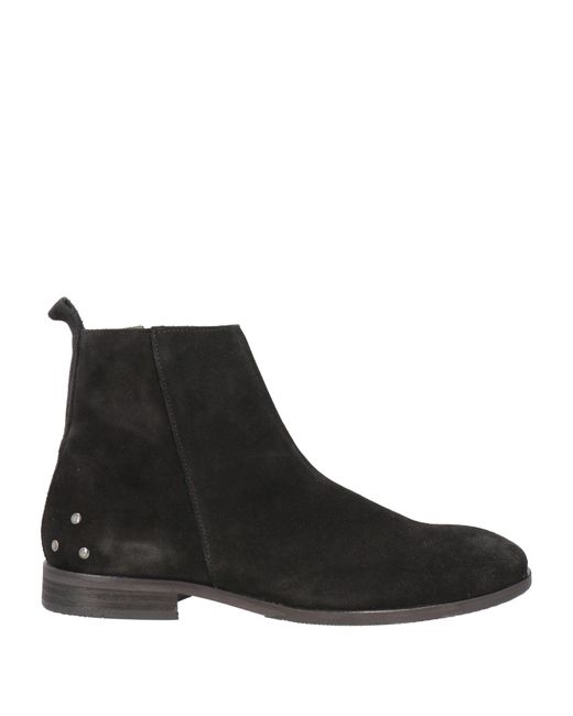 Be Edgy Black Ankle Boots for men