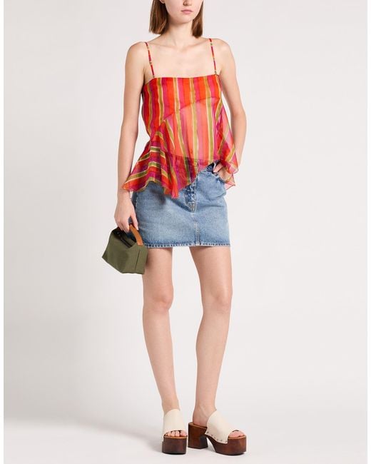 DSquared² Red Top Silk