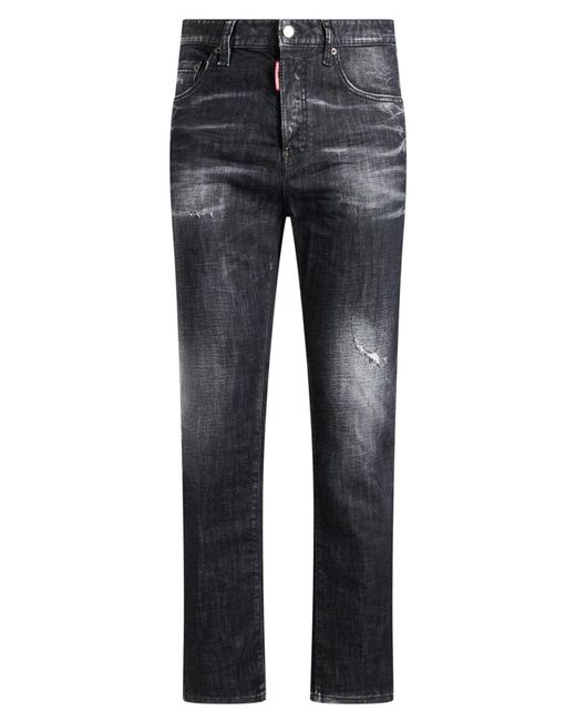 DSquared² Gray Jeans Cotton, Elastane for men