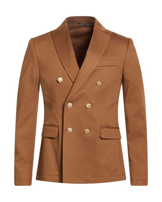 Daniele Alessandrini Brown Blazers for men