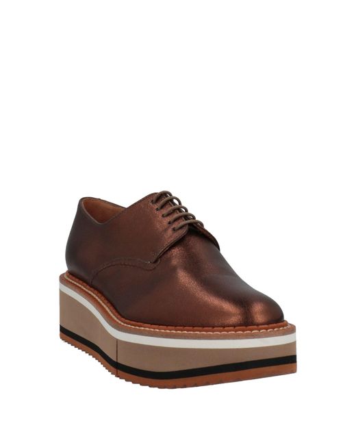 Robert Clergerie Brown Schnürschuh