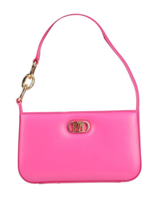 MCM Pink Fuchsia Handbag Soft Leather