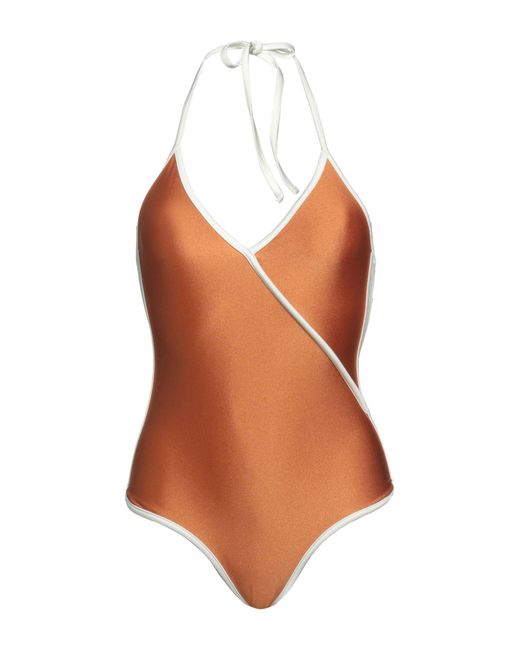 Albertine Brown One-piece Swimsuit