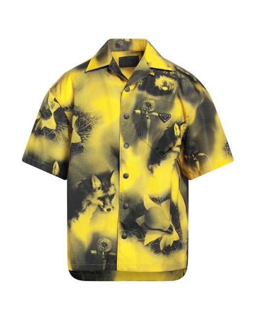 Camisa Prada de hombre de color Yellow