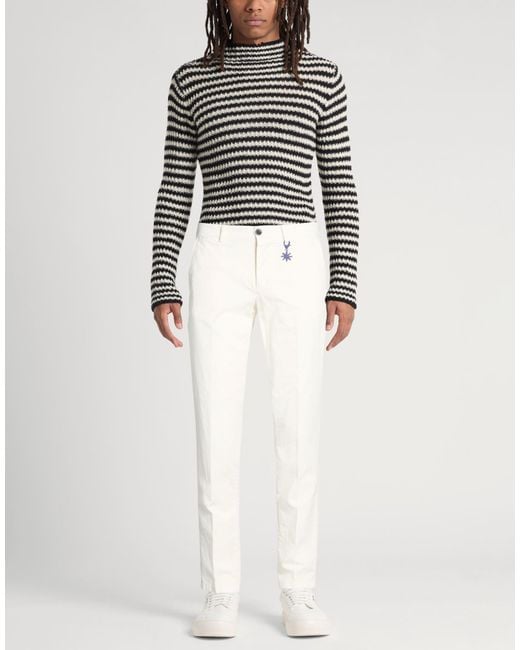 Manuel Ritz White Pants for men