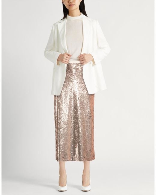 Alysi Natural Midi Skirts
